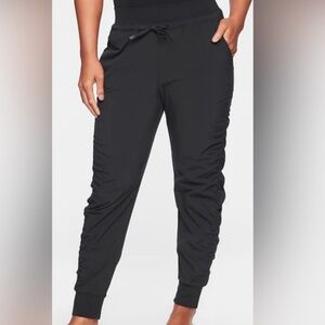 Athleta Black Drawstring Joggers